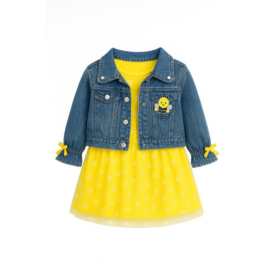 Vestido abejita amarillo